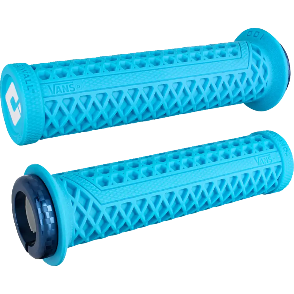 ODI Vans v2.1 Lock-On Grips - PWC - Light Blue/Blue D33VNLU-U