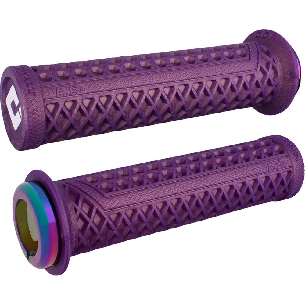 ODI Vans v2.1 Lock-On Grips - PWC - Purple/Oil Slick D33VNIP-OS