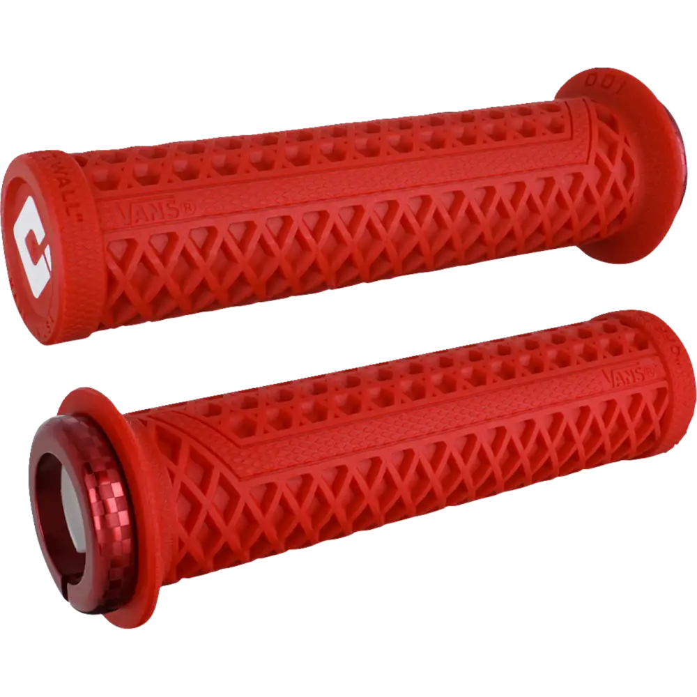 ODI Vans v2.1 Lock-On Grips - PWC - Red/Red D33VNR-R