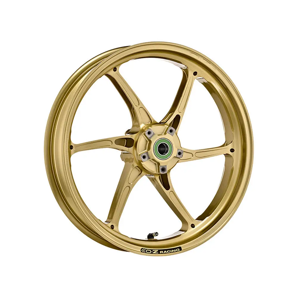 OZ CATTIVA FORGED MAGNESIUM FRONT WHEEL: HONDA CBR600RR ’07-’18 - Gold - wheels