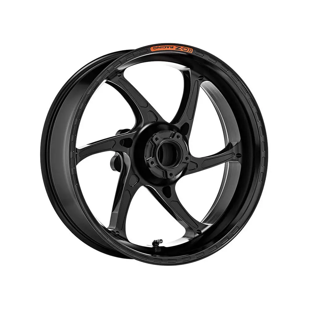 OZ GASS RS-A FORGED ALUMINUM REAR WHEEL: KAWASAKI ZX-6R 636 ZX-6RR - Gloss Black - wheels