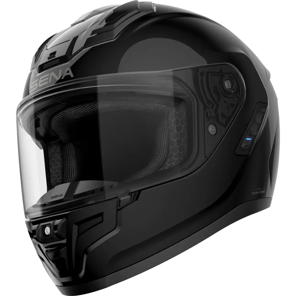 Phantom Ff Mesh Com Helmet Glossy Black Sm