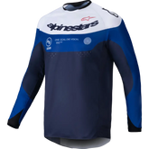 Pro Dura Jersey Navy/Bright Blue/White Lg