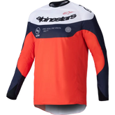 Pro Dura Jersey Navy/Hot Orange/White Sm