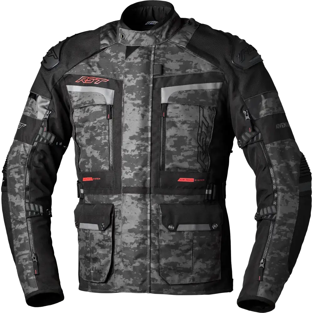 Pro Series Adventure X Ce Jacket Grey Camo Textile Sm