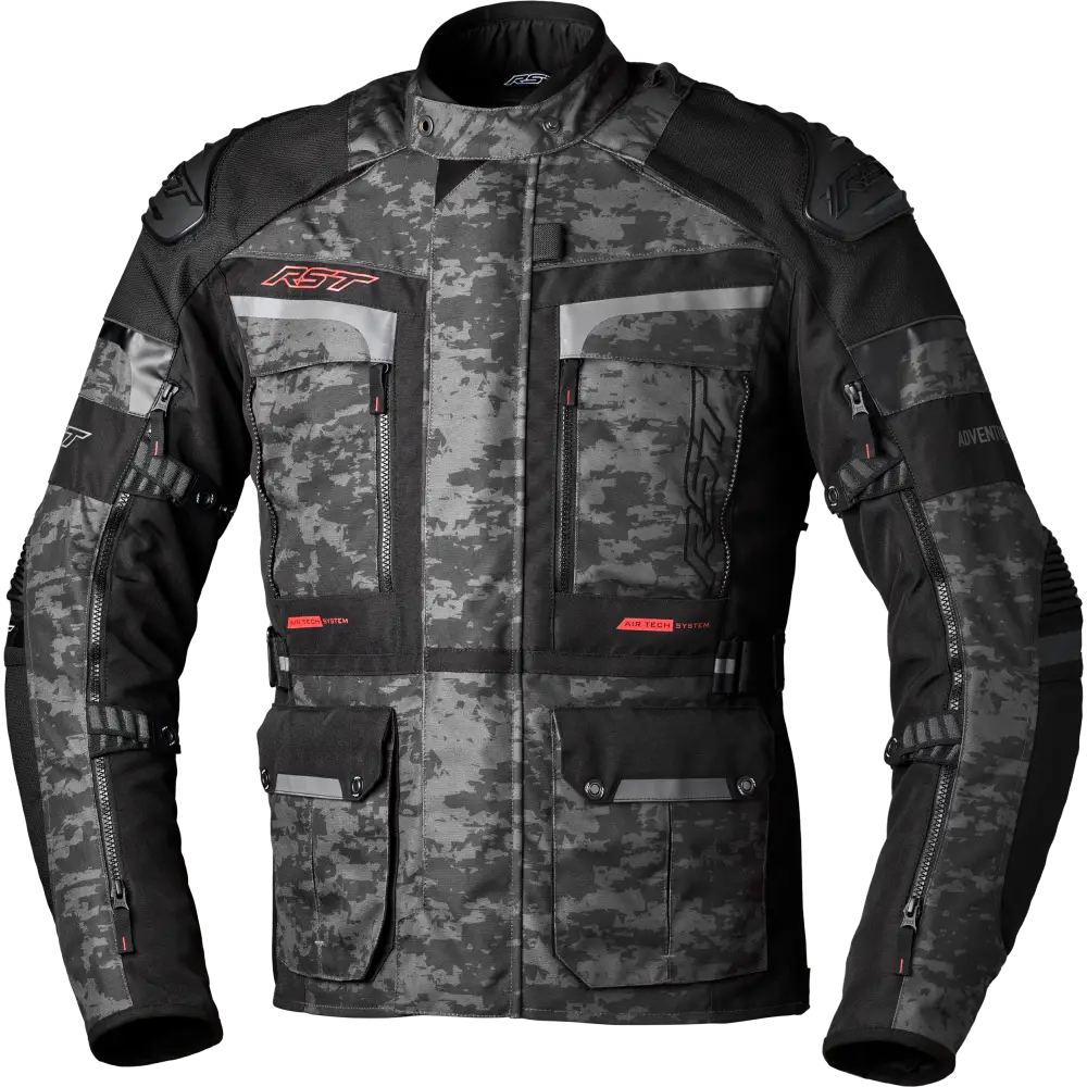 Pro Series Adventure X Ce Jacket Grey Camo Textile Md