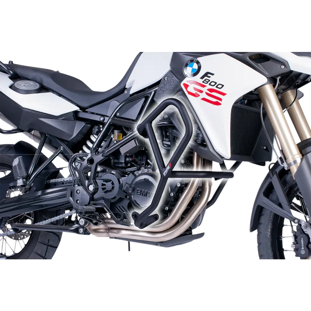 PUIG HI-TECH PARTS Engine Guards - Black 6537N