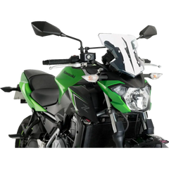 PUIG HI-TECH PARTS Flanker Windshield - 12-3/4" - Clear - Kawasaki 20335W
