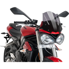 PUIG HI-TECH PARTS New Generation Sport - 12-1/4" - Dark Smoke - Street Triple 765 9999F