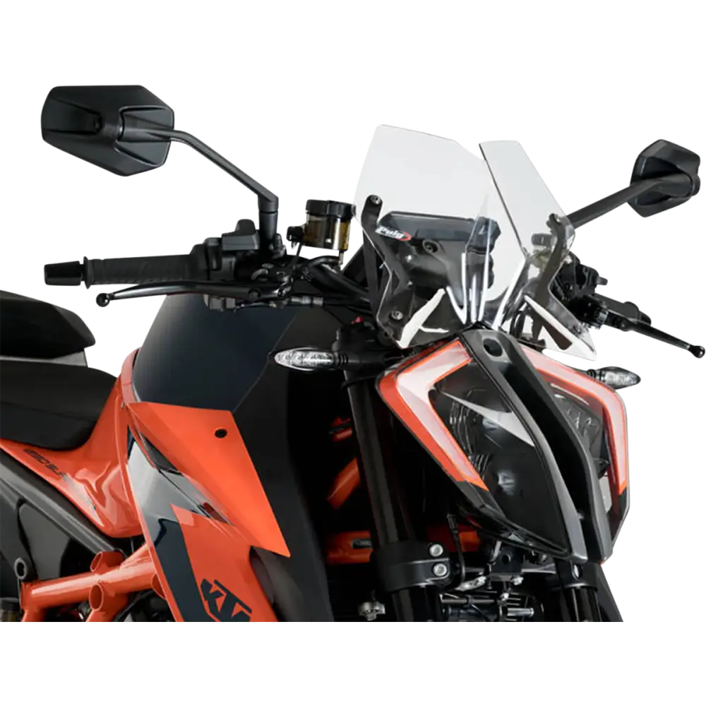 PUIG HI-TECH PARTS New Generation Windscreen - 10-1/2" - Clear - 1290 Super Duke R 20425W
