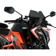 PUIG HI-TECH PARTS New Generation Windscreen - 10-1/2" - Dark Smoke - 1290 Super Duke R 20425F