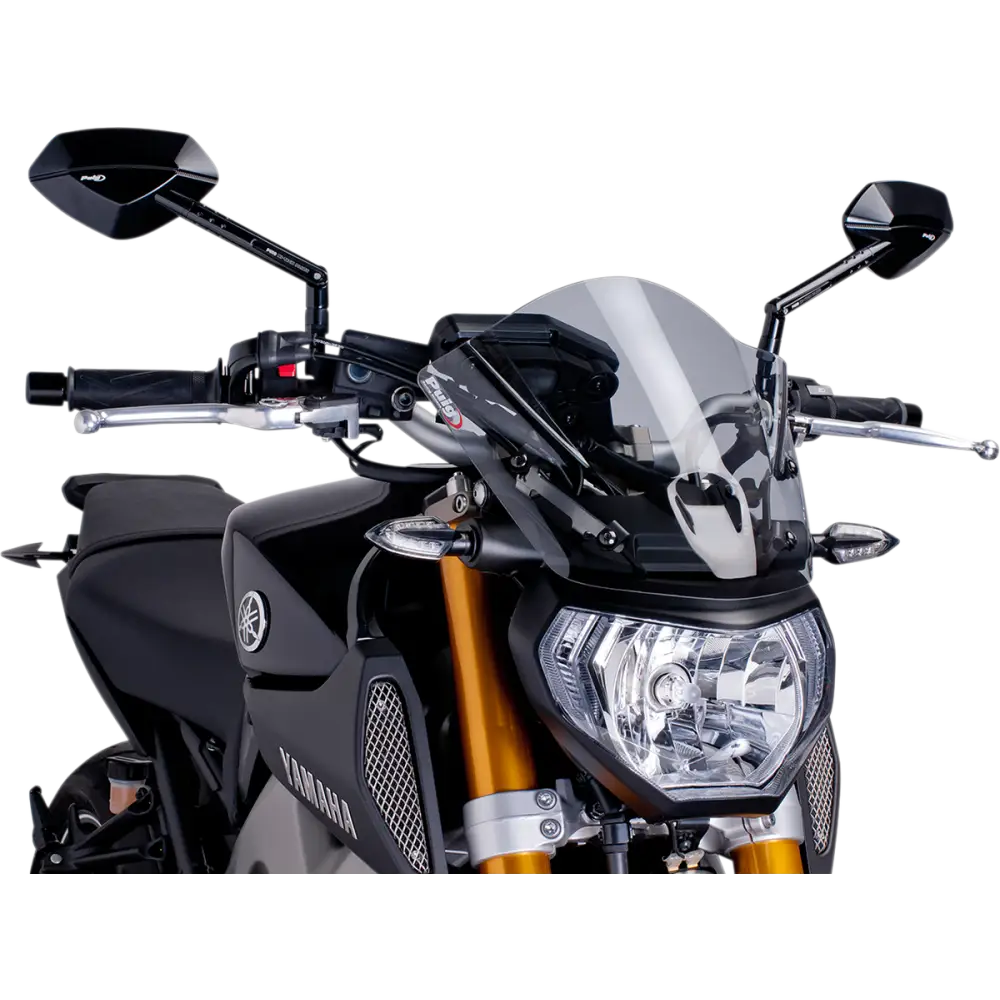 PUIG HI-TECH PARTS New Generation Windscreen - 11-1/2" - Smoke - MT09 6859H