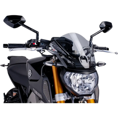 PUIG HI-TECH PARTS New Generation Windscreen - 11-1/2" - Smoke - MT09 6859H
