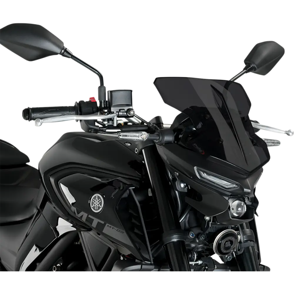 PUIG HI-TECH PARTS New Generation Windscreen - 11-3/4" - Dark Smoke - MT-03 20285F