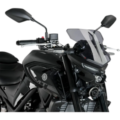 PUIG HI-TECH PARTS New Generation Windscreen - 11-3/4" - Smoke - MT-03 20285H