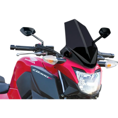 PUIG HI-TECH PARTS New Generation Windscreen - 11-5/8" - Dark Smoke - CB300F 7655F