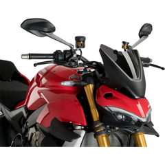 PUIG HI-TECH PARTS New Generation Windscreen - 11" - Dark Smoke - Ducati 20467F