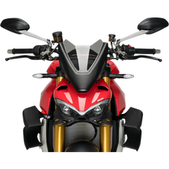 PUIG HI-TECH PARTS New Generation Windscreen - 11" - Smoke - Ducati 20467H