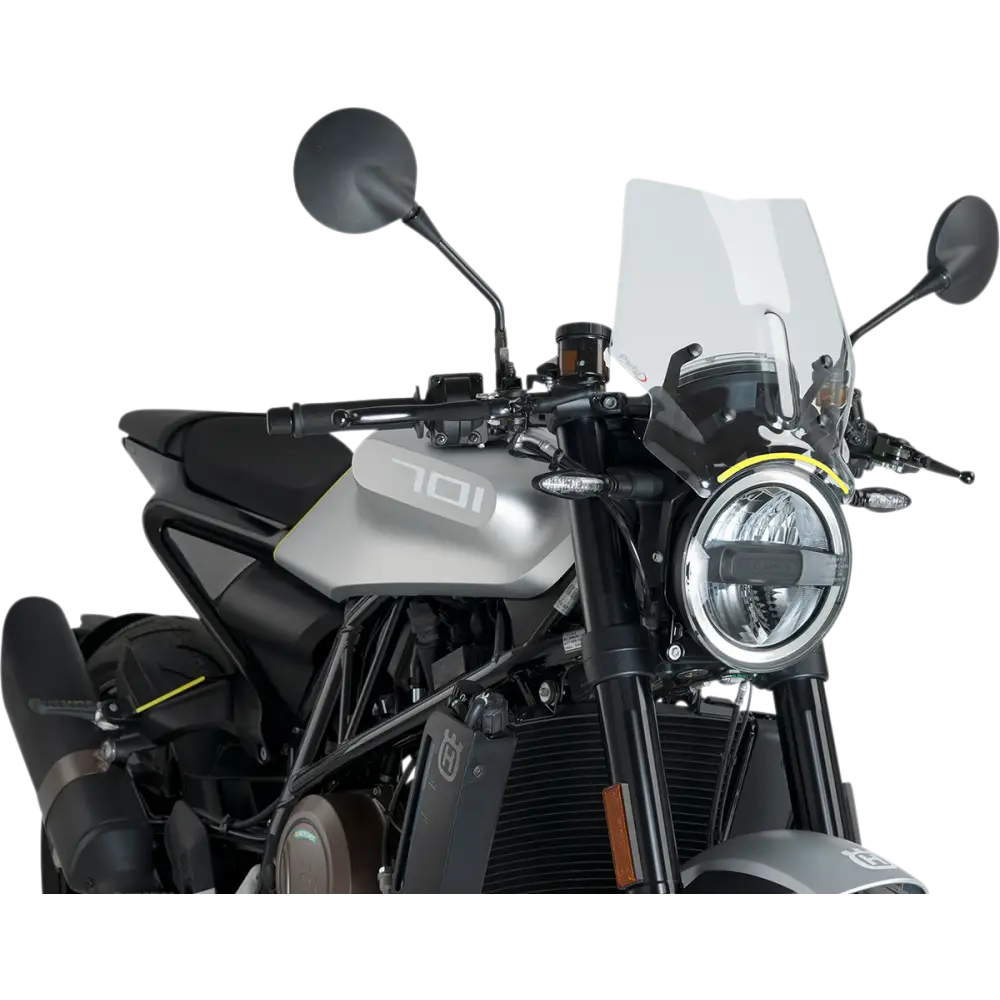 PUIG HI-TECH PARTS New Generation Windscreen - 12-1/2" - Clear - Husqvarna 9750W