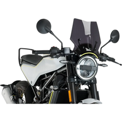 PUIG HI-TECH PARTS New Generation Windscreen - 12-1/2" - Dark Smoke - Husqvarna 9702F