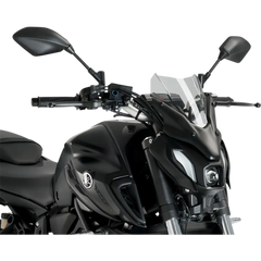 PUIG HI-TECH PARTS New Generation Windscreen - 12-1/2" - Smoke - MT-07 20618H