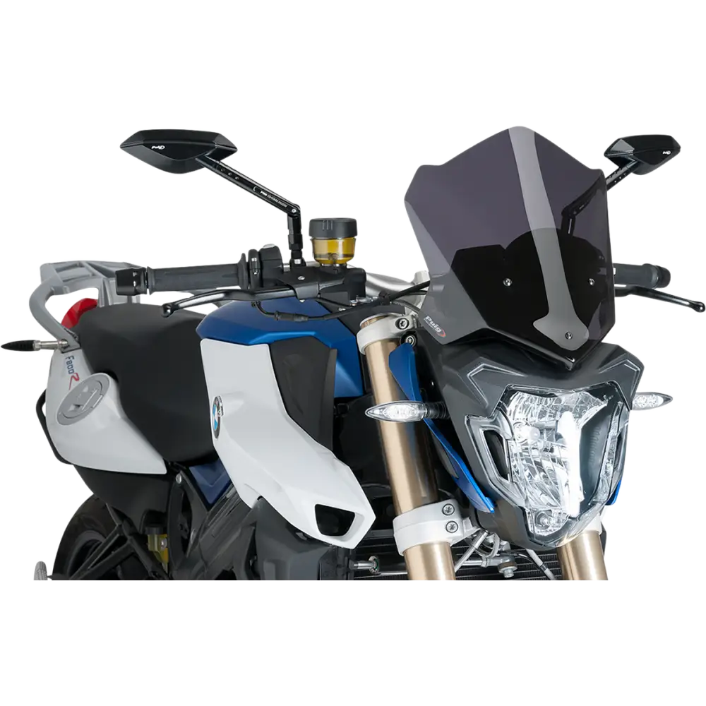 PUIG HI-TECH PARTS New Generation Windscreen - 12-1/4" - Dark Smoke - F800R 7650F