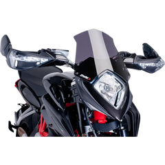 PUIG HI-TECH PARTS New Generation Windscreen - 12-1/4" - Dark Smoke - Rivale 800 6499F