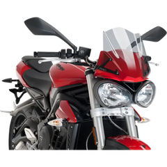 PUIG HI-TECH PARTS New Generation Windscreen - 12-1/4" - Light Smoke - Street Triple 765 9999H