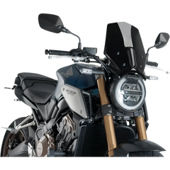 PUIG HI-TECH PARTS New Generation Windscreen - 13-1/2" - Black - CB1000R 9748N