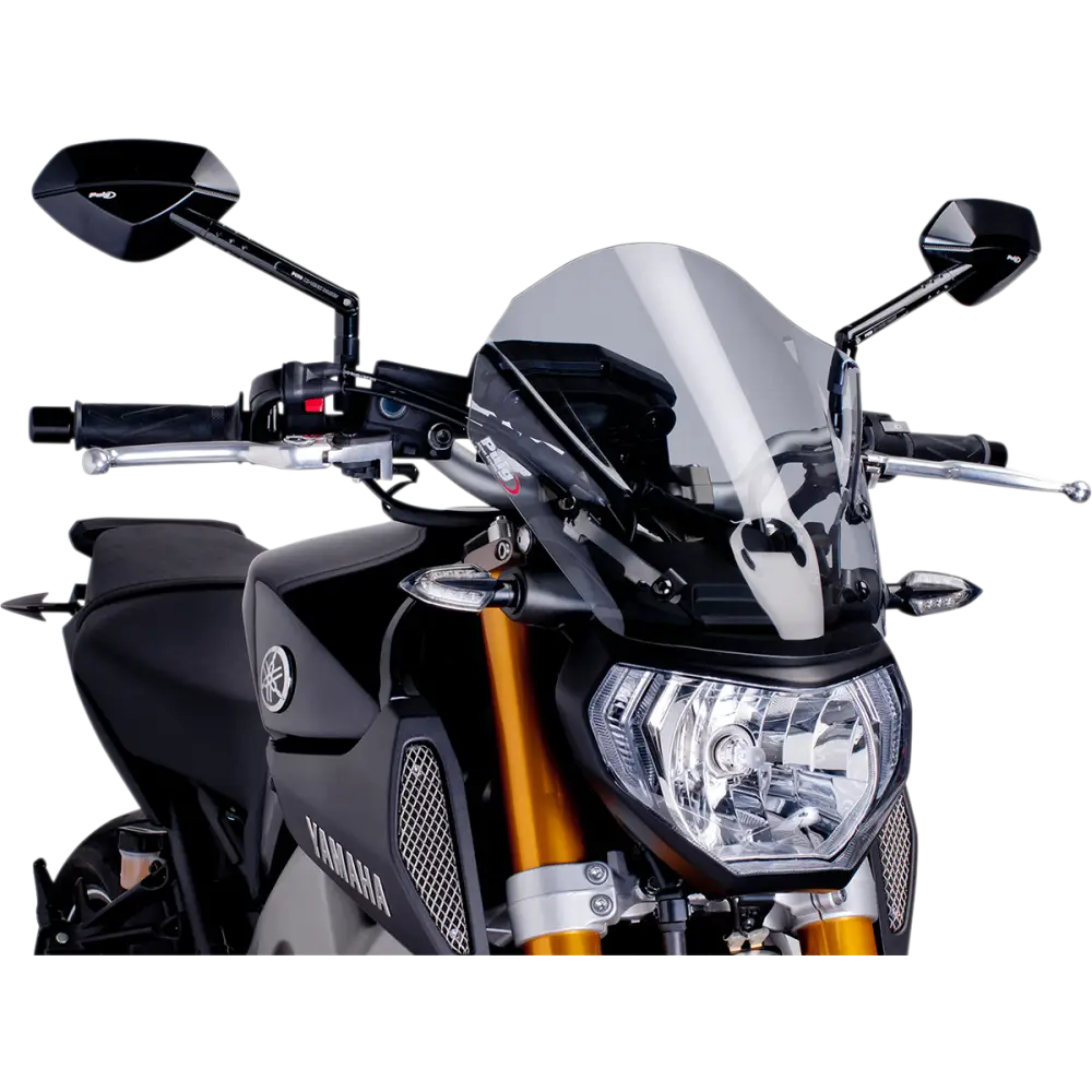 PUIG HI-TECH PARTS New Generation Windscreen - 13-3/4" - Smoke - MT09 6861H