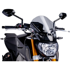 PUIG HI-TECH PARTS New Generation Windscreen - 13-3/4" - Smoke - MT09 6861H
