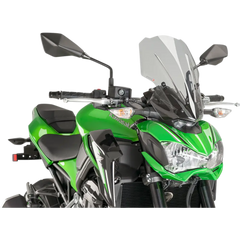 PUIG HI-TECH PARTS New Generation Windscreen - 15-1/2" - Smoke - Z900 9392H