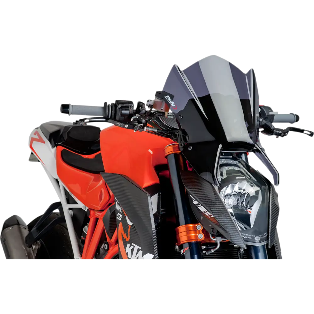 PUIG HI-TECH PARTS New Generation Windscreen - 16-1/2" - Dark Smoke - KTM 1290 7014F