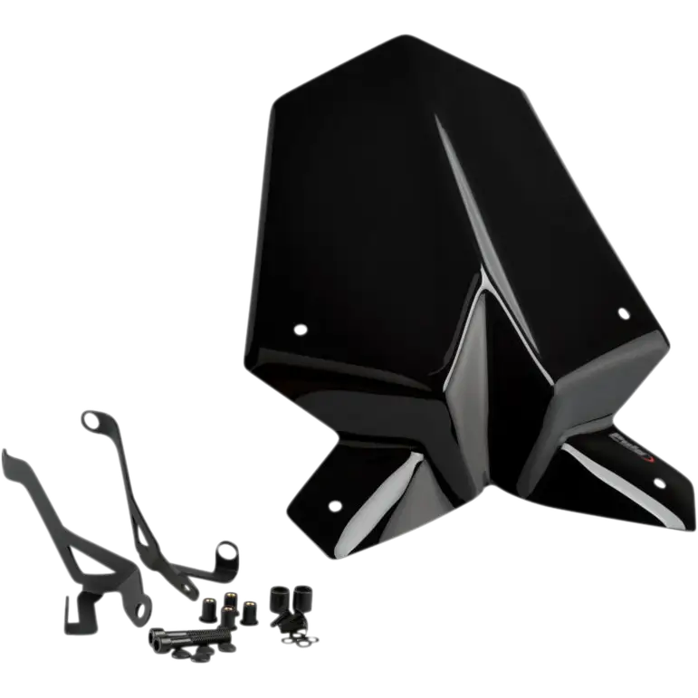 PUIG HI-TECH PARTS New Generation Windscreen - 16-1/4" - Black - 1290 Super Duke R 20461N
