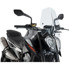 PUIG HI-TECH PARTS New Generation Windscreen - 16-1/4" - Clear - KTM 9668W