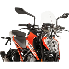 PUIG HI-TECH PARTS New Generation Windscreen - 16-1/4" - Clear - KTM 9514W