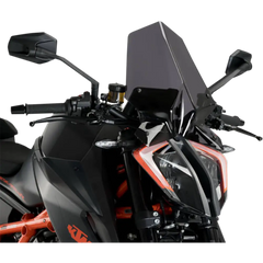 PUIG HI-TECH PARTS New Generation Windscreen - 16-1/4" - Dark Smoke - 1290 Super Duke R 20461F