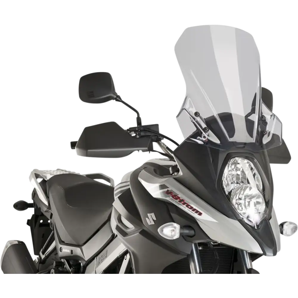 PUIG HI-TECH PARTS New Generation Windscreen - 17-3/8" - Smoke - V-Strom 650 9719H