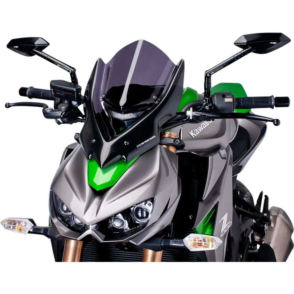 PUIG HI-TECH PARTS New Generation Windscreen - 17-" - Dark Smoke - Z1000 7514F