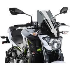 PUIG HI-TECH PARTS New Generation Windscreen - 18-1/8" - Dark Smoke - Z650 9369F