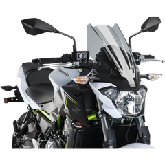 PUIG HI-TECH PARTS New Generation Windscreen - 18-1/8" - Smoke - Z650 9369H