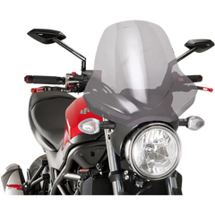 PUIG HI-TECH PARTS New Generation Windscreen - 18-7/8" - Smoke 5267H