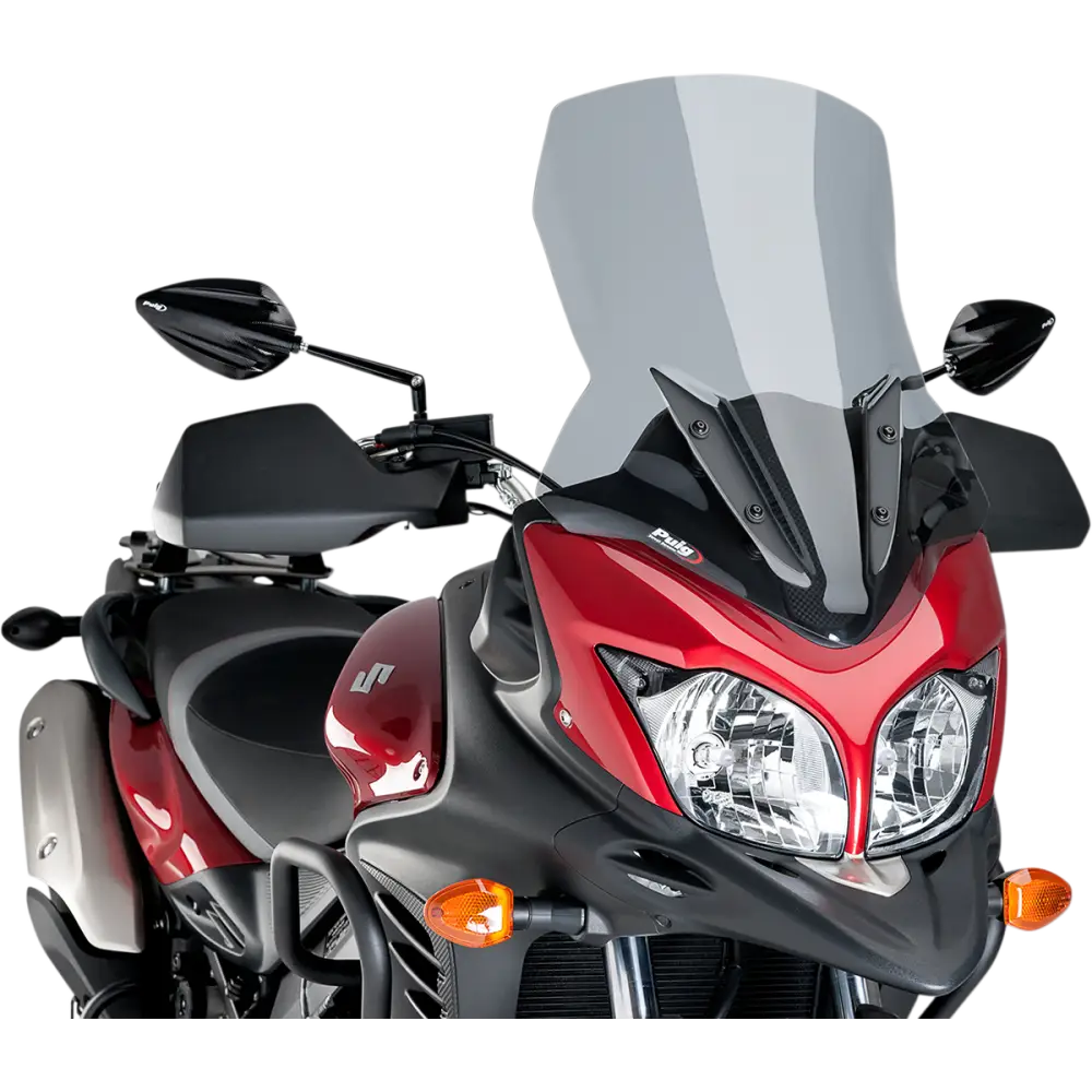 PUIG HI-TECH PARTS New Generation Windscreen - 21-1/4" - Smoke - V-Strom 650 5895H