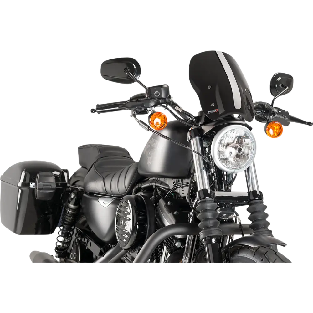 PUIG HI-TECH PARTS New Generation Windscreen - Black 9283N