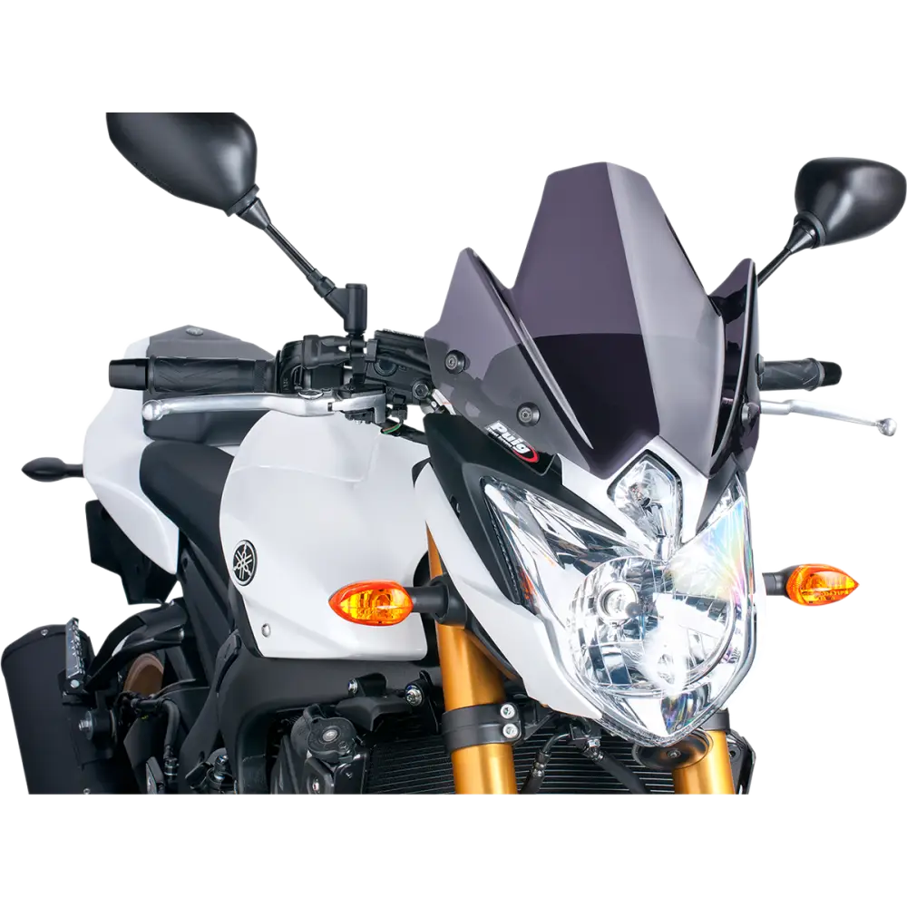 PUIG HI-TECH PARTS New Generation Windscreen - Dark Smoke - FZ8 5872F