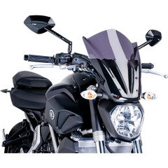 PUIG HI-TECH PARTS New Generation Windscreen - Dark Smoke - MT07 7016F