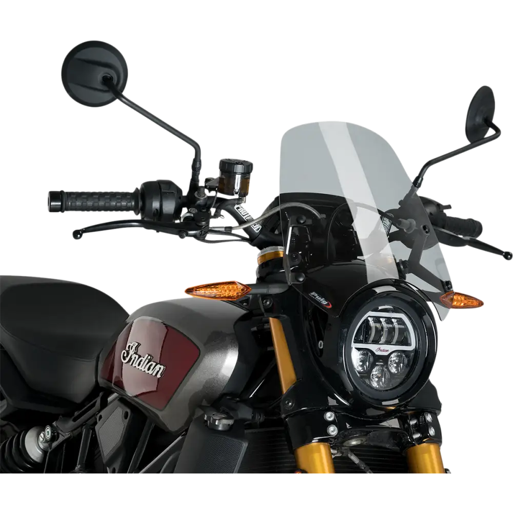 PUIG HI-TECH PARTS New Generation Windscreen - Smoke - FTR 1200 3834H