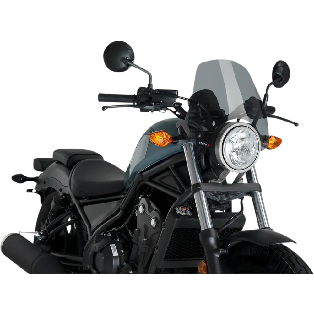 PUIG HI-TECH PARTS New Generation Windscreen - Smoke - Rebel 3829H