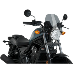 PUIG HI-TECH PARTS New Generation Windscreen - Smoke - Rebel 3829H