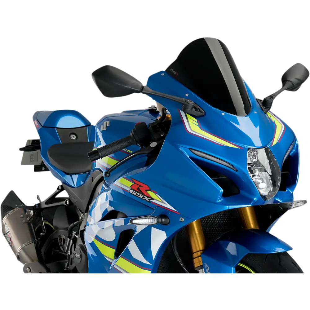 PUIG HI-TECH PARTS Race Windscreen - 11-1/4" - Black - GSX-R 3631N